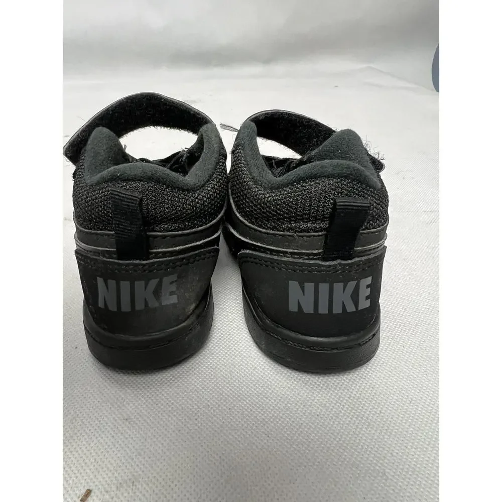 Nike Play Shoes Baby Sneakers 8C Black Lace Up